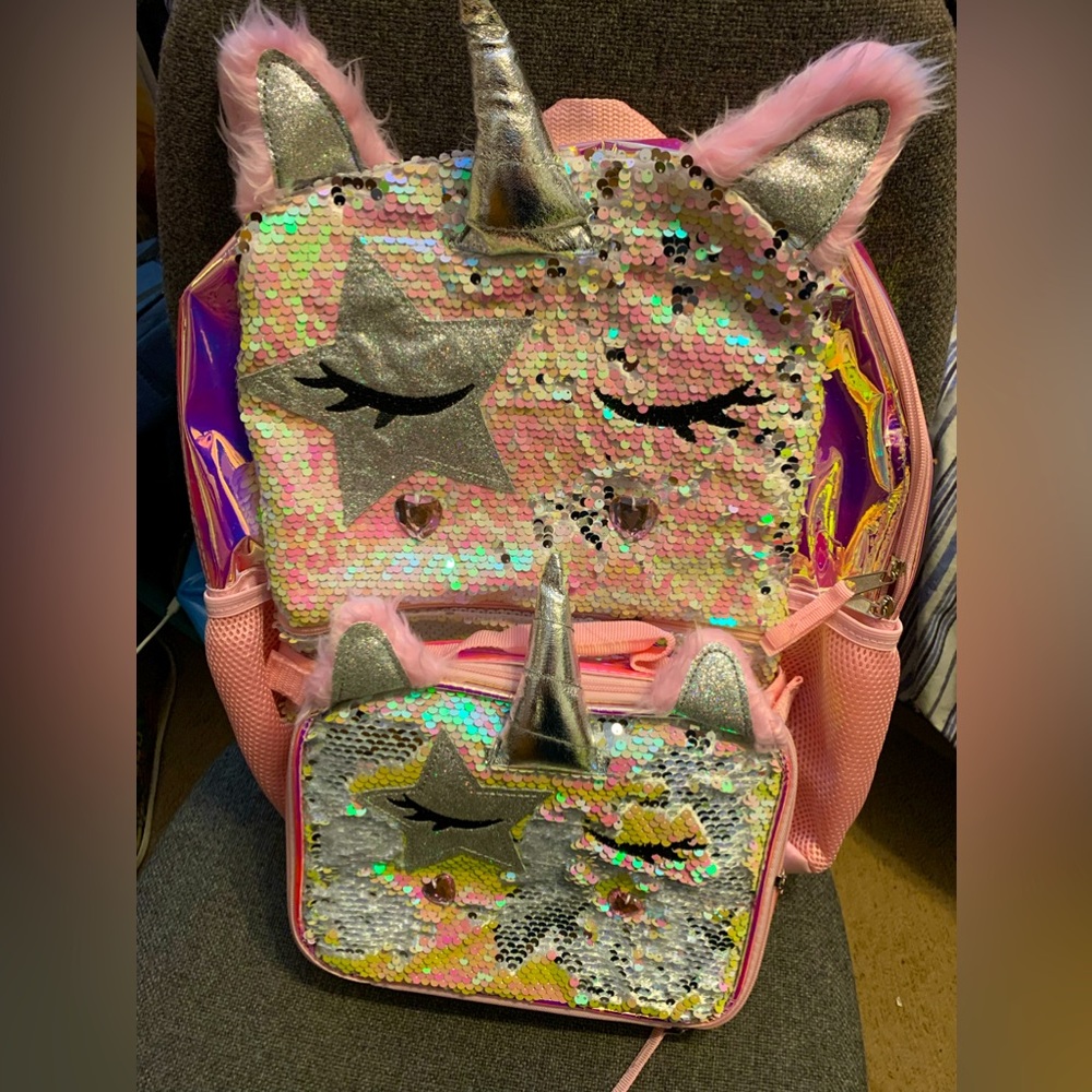 NWT Unicorn Backpack and Lunchbox
